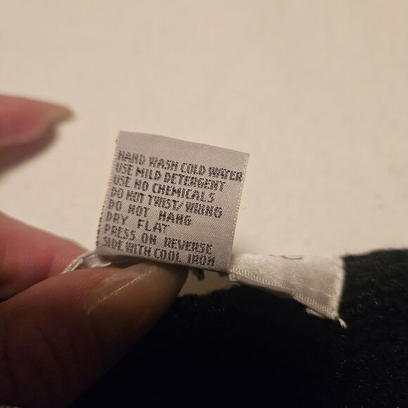 CHRISTINE Wool Vintage Colorful Abstract Colorblock Rhinestone Knit Sweater L - Picture 11 of 11